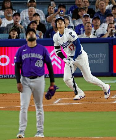 大リーグ、大谷の第1打席は中飛 鈴木1安打、吉田は先発外