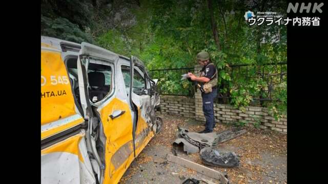 ウクライナ東部ドネツク州の集落にロシア軍が攻撃 24人死亡
