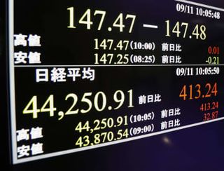 東証、取引時間中の最高値更新　400円高、米ハイテク株上昇で