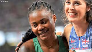 女子100m　小さな島国“セントメ・プリンシペ”から唯一出場のG.セメドは予選敗退　11秒98で組9着【世界陸上】