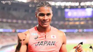 男子400m、中島佑気ジョセフ「主役になれるぐらいの力、自信を持って」日本新で準決勝進出【世界陸上】