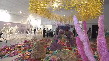22の国と地域から62組が参加…国際芸術祭「あいち2025」開幕 “灰と薔薇のあいまに”をテーマに現代アートが集結