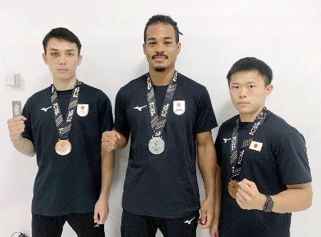 アマ２位岡沢、ロス五輪へ手応え　ボクシング世界選手権から帰国