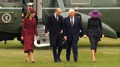 「国賓として異例の2度目の訪問」トランプ大統領がチャールズ英国王と面会　馬車のパレードなど盛大な歓迎受ける