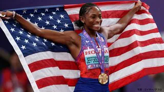 アメリカのM.ジェファーソン ウッデンが今季世界最高21秒68で大会2冠達成！100m金メダルに続き女子200mも制す【世界陸上】