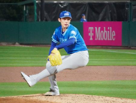 佐々木朗希、救援で上々の投球　１回無失点、最速１６１キロ
