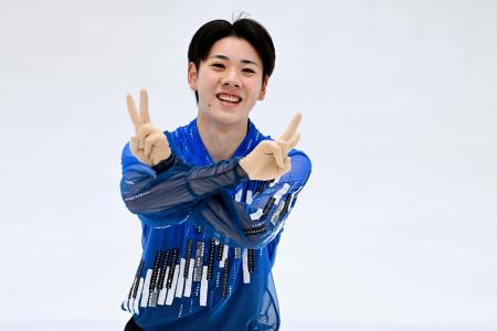 田内誠悟がジュニア男子首位　中部フィギュア第１日