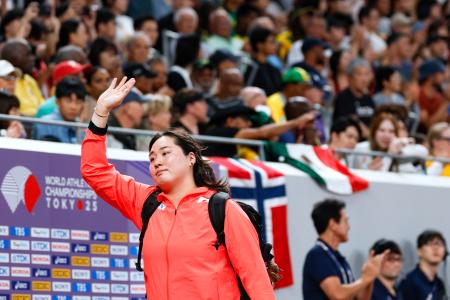 女子やり投げ、日本勢は「全滅」　東京世界陸上第７日