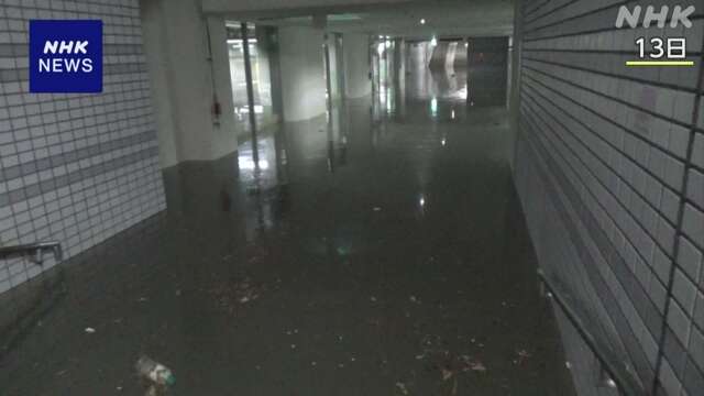 三重 四日市 大雨被害の地下駐車場めぐり 国交省が対策検討へ