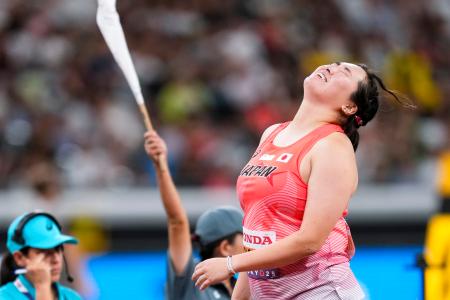 やり投げ北口榛花が予選落ち　世界陸上、２連覇ならず