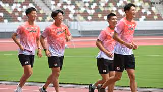 “リレー侍”、予選に挑むメンバー発表！1走から小池祐貴→柳田大輝→桐生祥秀→鵜澤飛羽　3大会ぶりメダルへ【世界陸上】