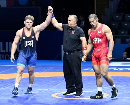 阪部創が敗者復活戦で敗れる　世界レスリング、日本勢は金７個