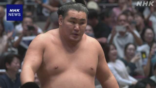 大相撲秋場所 中日8日目 横綱 豊昇龍 ただ1人8連勝で勝ち越し