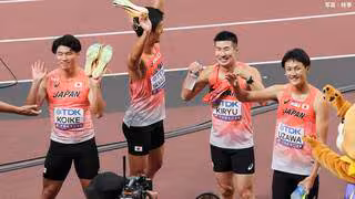 男子4×100mリレー、桐生祥秀「バトンパスしっかり修正すればいける」鵜澤「メダル見せたい人いっぱいいる」【世界陸上】
