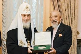 ロシア正教会トップと会談　日本財団の笹川名誉会長