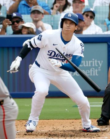 大谷１安打、ドジャース逆転負け　鈴木は１安打、吉田４番