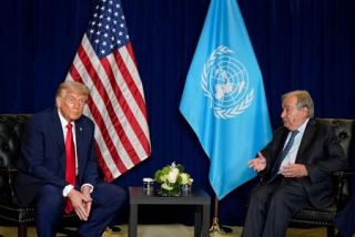 「米国は国連を１００％応援」　批判一転、融和ムード演出