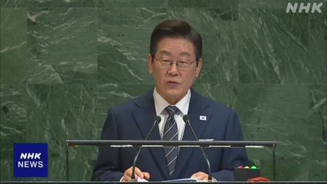 韓国大統領 北朝鮮と“平和共存と共同成長の新時代 切り開く”