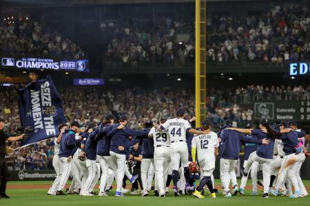イチローさんマリナーズＶに喜び　２４年ぶり、ア・リーグ西地区