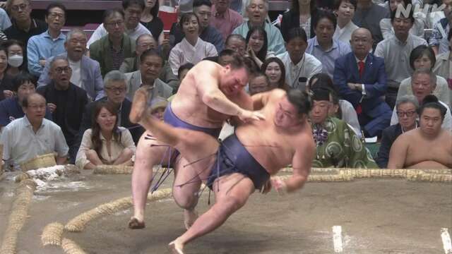 大相撲秋場所12日目 豊昇龍に土 安青錦に敗れ 両横綱1敗で並ぶ