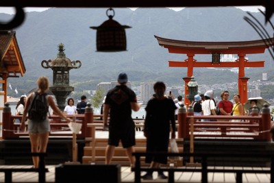 広島の外国人観光客数、過去最多の422万人　円安や国際線増便影響