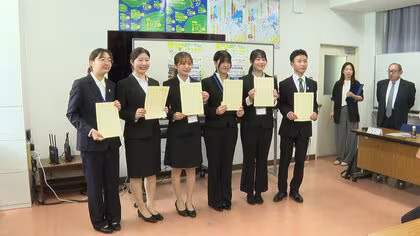 核兵器廃絶へ自ら行動する人材育成へ…沖縄出身含む「ナガサキ・ユース代表団」第14期生に任命状