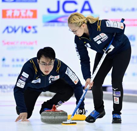 小穴、青木組らが決勝進出　カーリング混合ダブルス
