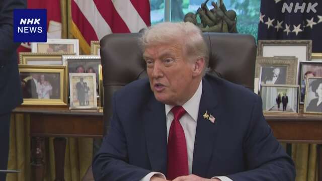 トランプ大統領“イスラエルによるヨルダン川西岸併合認めず”