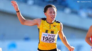 男子100mで清水空跳が10秒30（+0.2）で2着　中国の選手に最後逆転許す【U20東アジア選手権】　