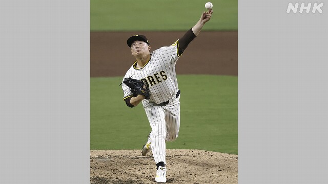 パドレス 松井裕樹 2回と3分の1イニング 1失点に抑え今季3勝目