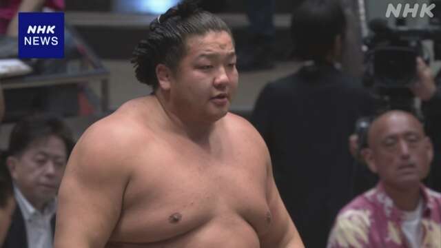 大相撲秋場所 十両 モンゴル出身の朝白龍が13勝2敗で優勝