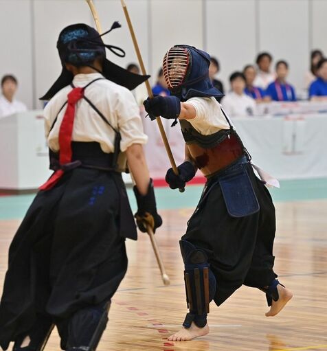 沖縄代表が全国3位　なぎなた成年女子試合　上村・喜田・上地　国民スポーツ大会