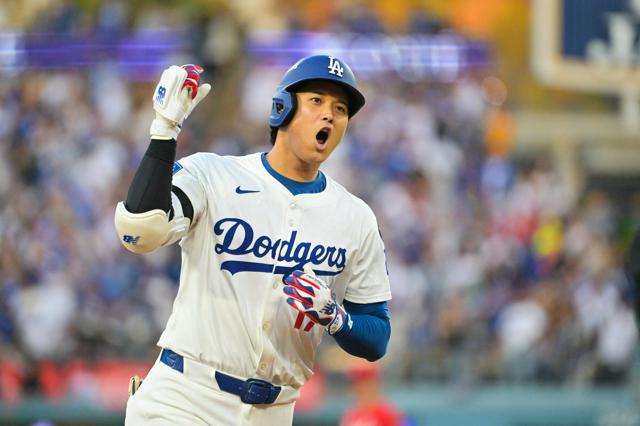大谷翔平が先頭打者弾含む2本塁打の活躍 ドジャースが大量リード