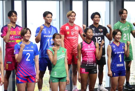バレー、高橋藍「２連覇する」　ＳＶリーグが開幕前イベント