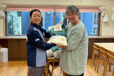 ローソン、コメを福祉施設に寄付　値引きおにぎり1個につき1円集め