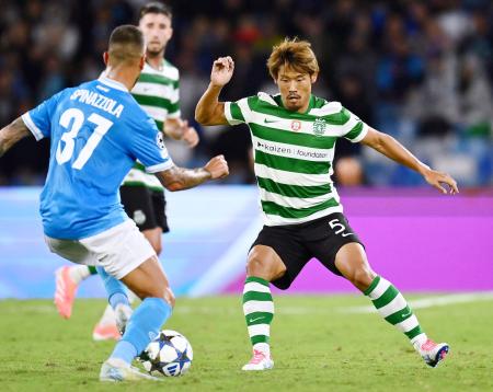 守田英正のスポルティング黒星　欧州ＣＬ、南野拓実は出番なし