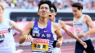 東京世界陸上代表の落合晃、800mで優勝！地元・滋賀の応援を力に大会新記録「声援があったからこそ走り切れた」【国スポ】