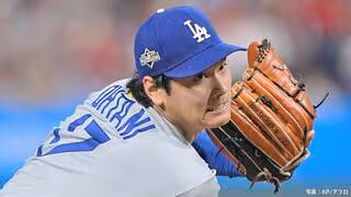 ドジャース、執念の逆転で先勝！大谷翔平6回3失点の力投でPO初勝利、佐々木朗希が9回締め“メジャー初セーブ”