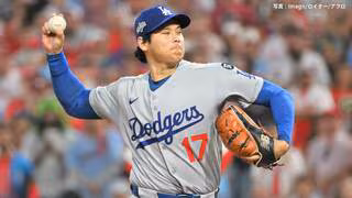 大谷翔平、PO初登板は6回3失点　最速163.1㎞　5回ピンチで本塁打王シュワーバーを三振　打線は7回T.ヘルナンデスの3ランで逆転