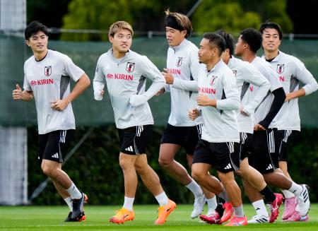 日本代表練習、久保や南野が合流　１０日にパラグアイ戦