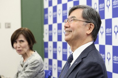 坂口志文さん、同志の妻は「存在大きく」　二人三脚でノーベル賞