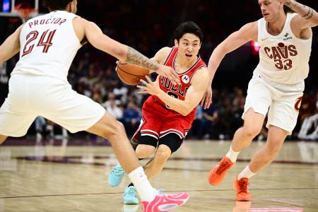 河村勇輝、最多タイの５アシスト　ＮＢＡオープン戦、途中出場で