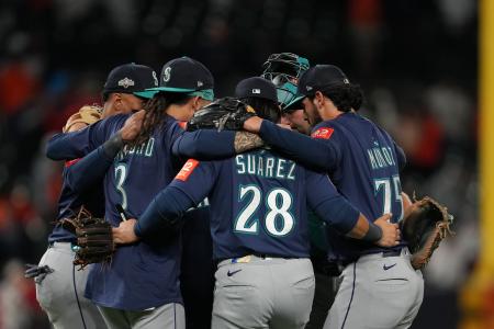 マリナーズ、地区Ｓで２勝１敗に　ドジャースなどは試合なし