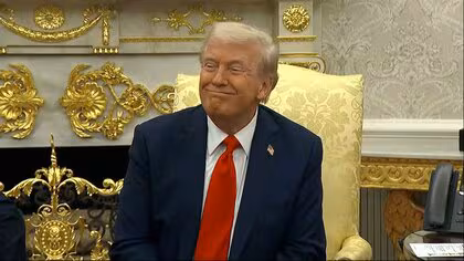 「8つの戦争を止めたがノーベル平和賞のためではない」トランプ大統領が受賞に意欲を示し「命を救いたかった」