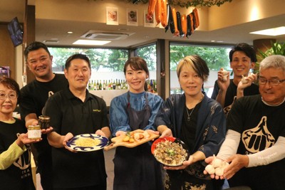 地元飲食店がご当地ニンニクの新メニュー　木工まつりで販売　福岡