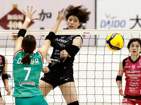 姫路、昨季女王の大阪Ｍ破る　バレーＳＶリーグ女子開幕