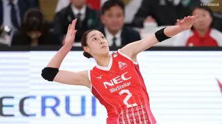 佐藤淑乃、山田二千華らのNEC川崎が開幕戦ストレート勝ち　中田久美監督が復帰のSAGA久光を下す【SVリーグ女子】