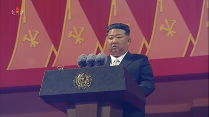 北朝鮮が夜間に軍事パレード開催　韓国メディアが報道　おととし7月以来の大規模開催