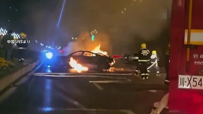 中国EV車が炎上…車内に閉じ込められた男性死亡　「衝突事故があればロック解除されるシステム」メーカーが回答　中国・四川省