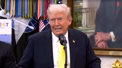 トランプ大統領「インドのモディ首相がロシア産原油購入停止委を約束した」…ロシアとウクライナの和平合意へ改めて意欲